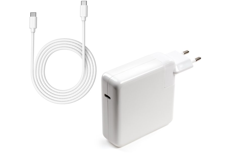 Блок живлення до ноутбуку Vinga Apple 87W 5.2V3A/9V3A/12V3A/15V3A/20.2V4.3A USB-C (VPA-87-APP-C)