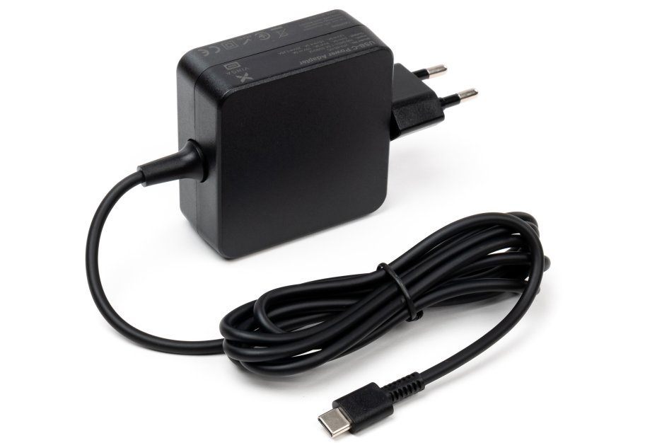 Блок живлення до ноутбуку Vinga HP 65W 5V3A/9V3A/12V5A/15V4.3A/20V3.25A USB-C (VPA-65-H-C)
