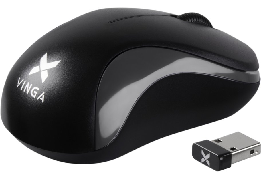 Мишка Vinga MSW-882 black - gray