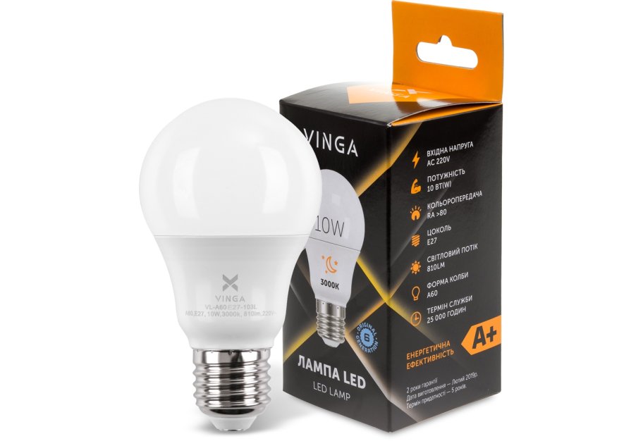 Light bulb Vinga VL-A60E27-103L