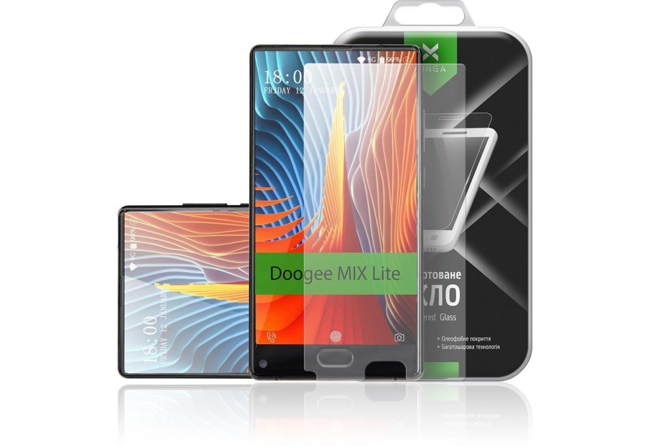 Скло захисне Vinga для Doogee MIX Lite (VTPGS-DMIXL)
