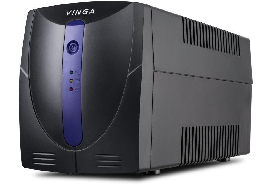 Uninterruptible Power Supply Vinga LED 1200VA plastic case (VPE-1200P)