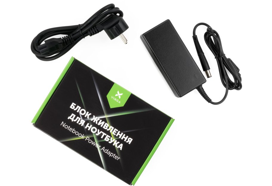 Блок живлення до ноутбуку Vinga HP 65W 18.5V 3.5А 7.4*5.0 (VPA-1835-HP7450-101)