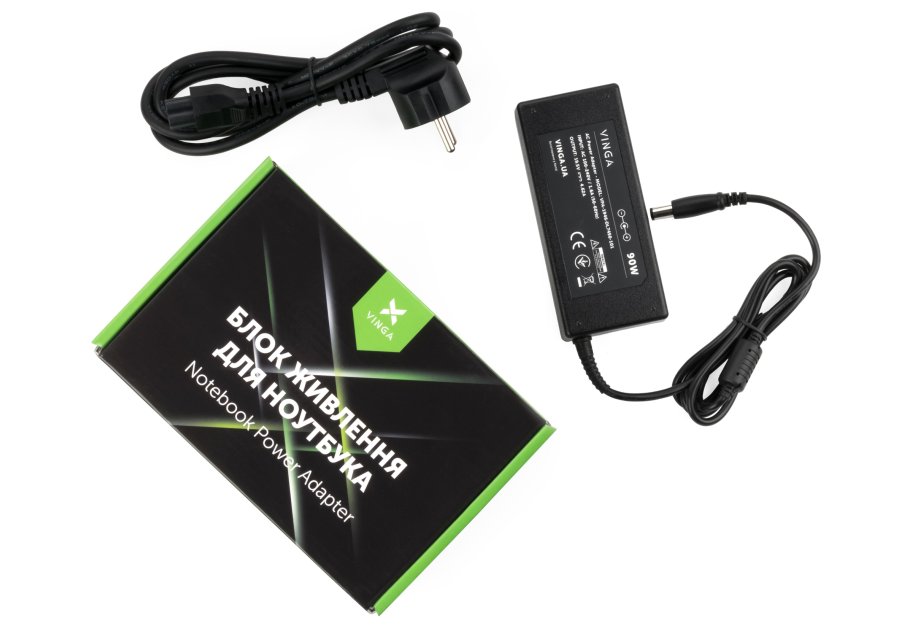 Блок живлення до ноутбуку Vinga DELL 90W 19.5V 4.62A 7.4*5.0 (VPA-1946-DL7450-101)