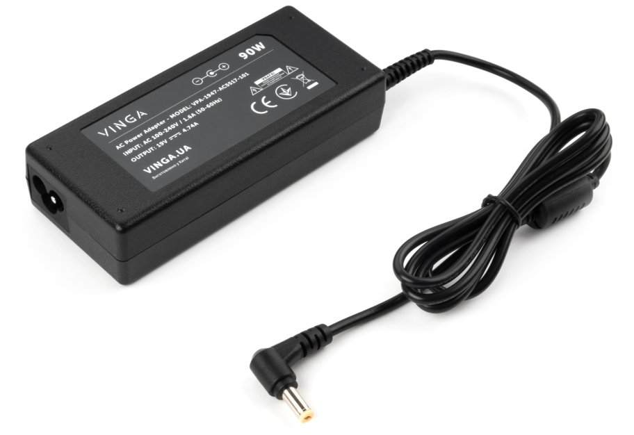 Блок живлення до ноутбуку Vinga ACER 90W 19V 4.74A 5.5*1.7 (VPA-1947-AC5517-101)