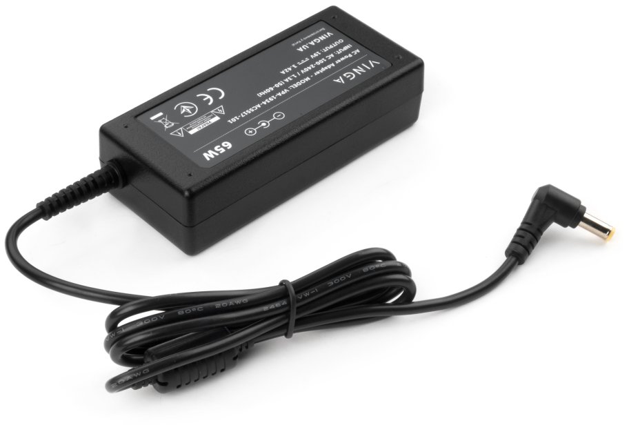 Блок живлення до ноутбуку Vinga ACER 65W 19V 3.42A 5.5*1.7 (VPA-1934-AC5517-101)