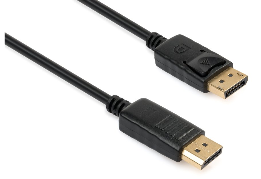 Кабель мультимедійний DisplayPort M to DisplayPort M 1.8m Vinga (VCPDP1.8BK)