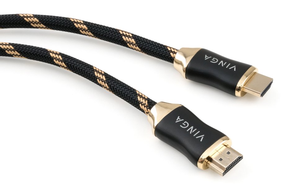 Кабель мультимедійний HDMI to HDMI  1.0m v2.0b HDR10 Vinga (VCPHDMI20BPR1)