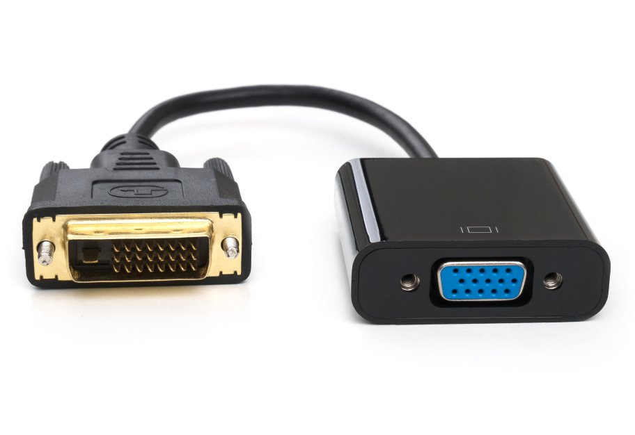 Перехідник DVI 24+1 M to VGA F 1080p Vinga (VCPDVI241VGA)