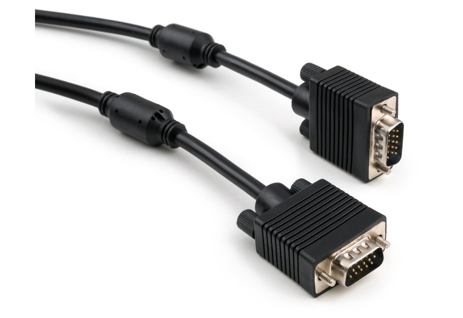 Кабель мультимедійний VGA M to VGA M 3.0m Vinga (VCPVGAF3BK)