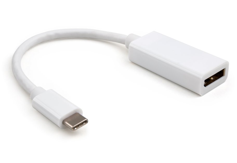 Перехідник Type-C Male to Display Port 0.15m 4K Vinga (VCPTCDP15)