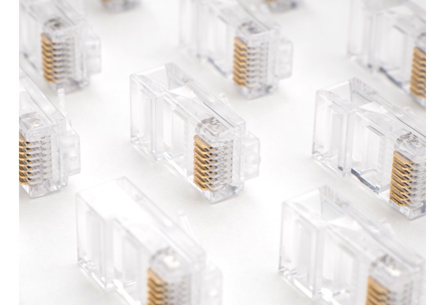 Конектор Vinga RJ-45 UTP 100 шт. (VCPCON8P8CUTP)