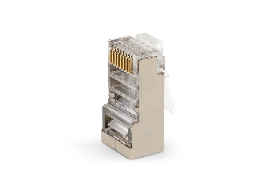 Конектор Vinga RJ-45 FTP 100 шт. (VCPCON8P8CFTP)