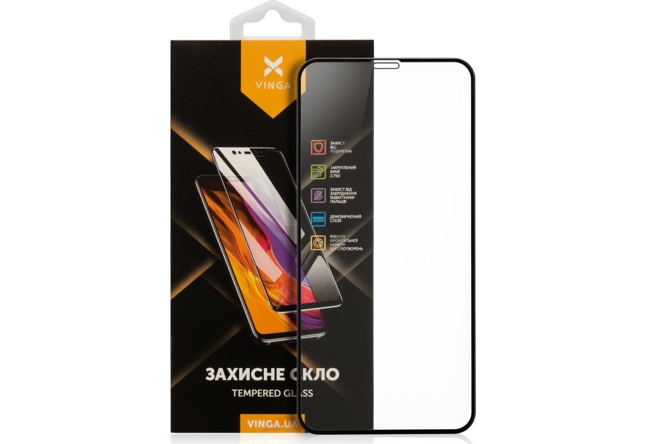 Скло захисне Vinga Apple iPhone X/XS/11 Pro (VGIPXS)