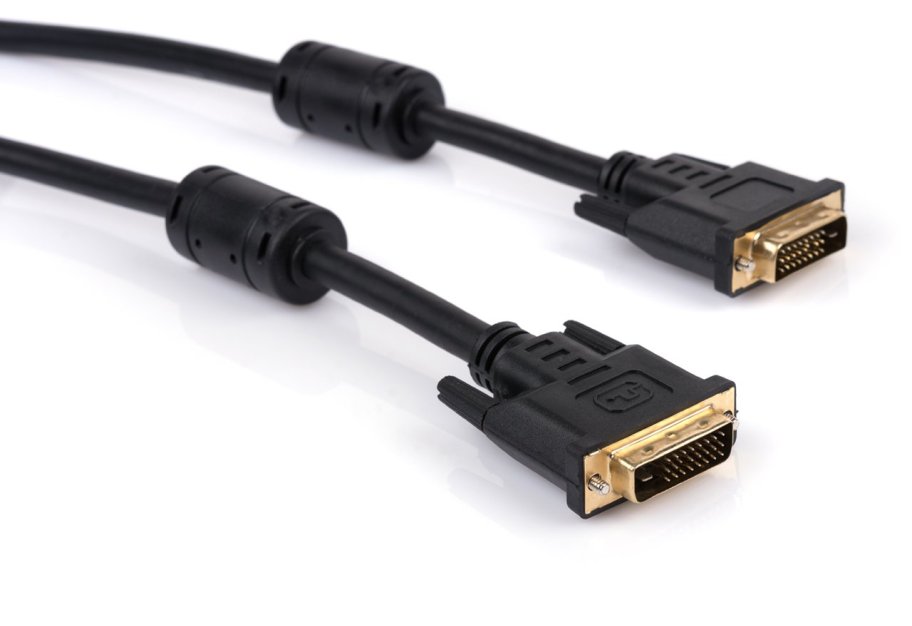 Кабель мультимедійний DVI M to DVI M 1.8m 24+1pin Vinga (DVI01-1.8)