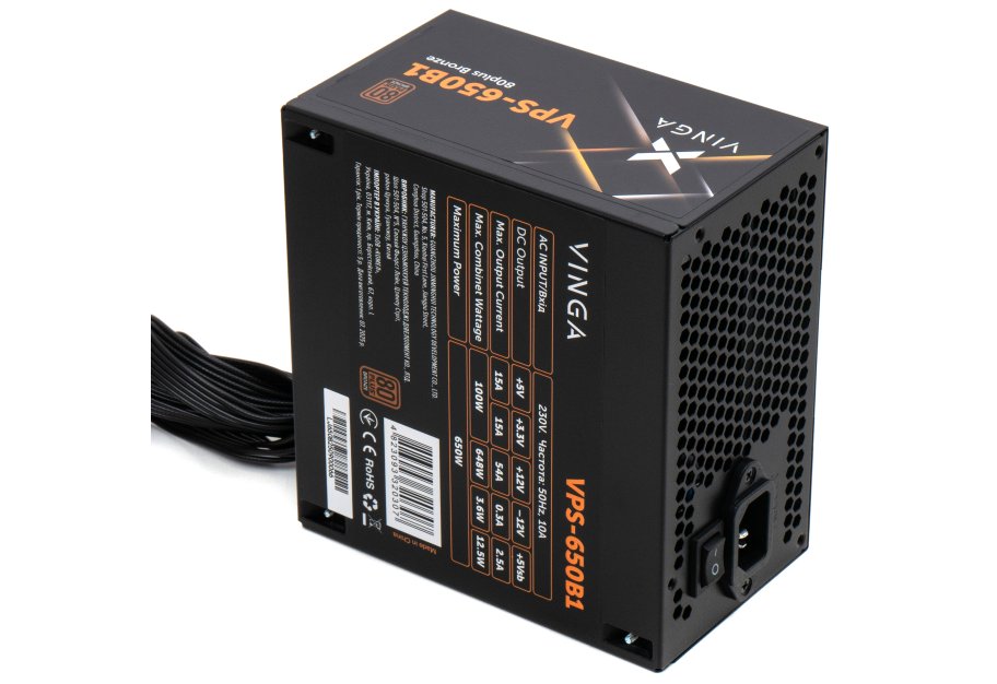 Блок живлення Vinga 650W (VPS-650B1)