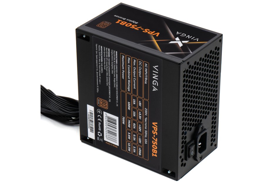 Блок живлення Vinga 750W (VPS-750B1)