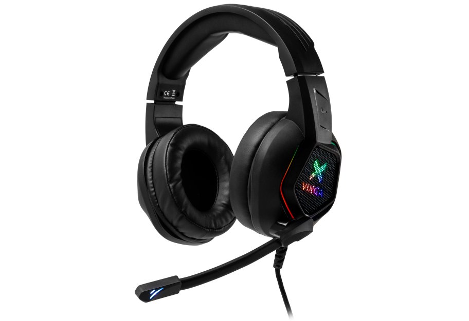 Навушники Vinga HSCU-160 Gaming LED Black (HSCU-160)