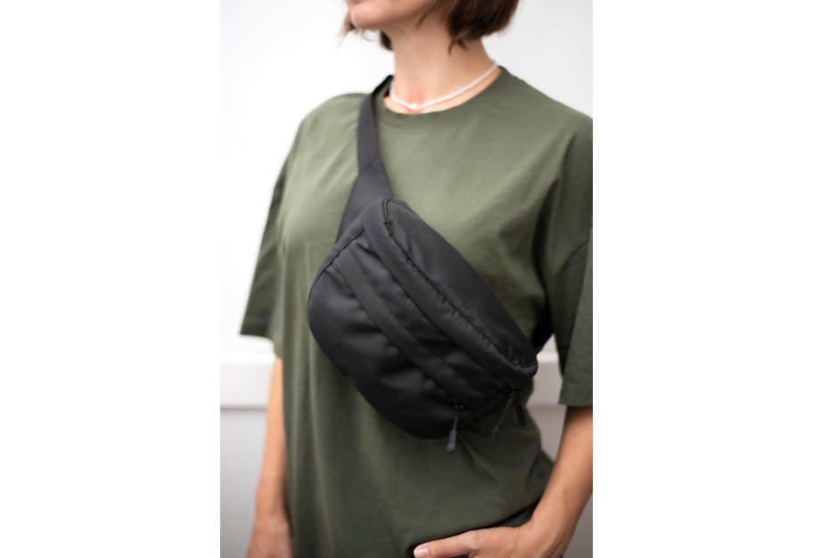 Сумка-бананка Vinga BiG Black, Oxford 600D (VBBO600BK)