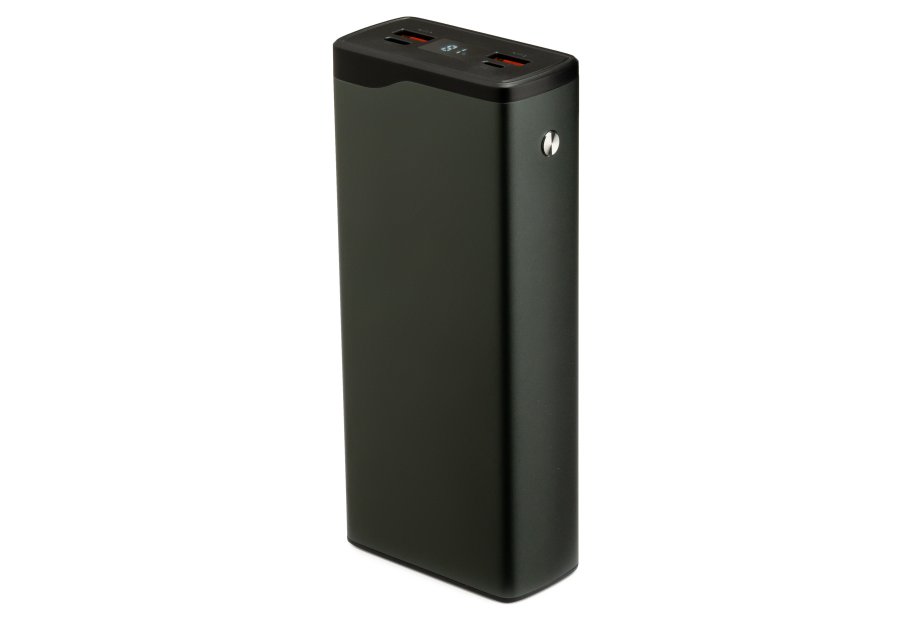 Батарея універсальна Vinga 30000 mAh QC3.0+PD 3 ports LCD metal 20W (VPB3QPALD)