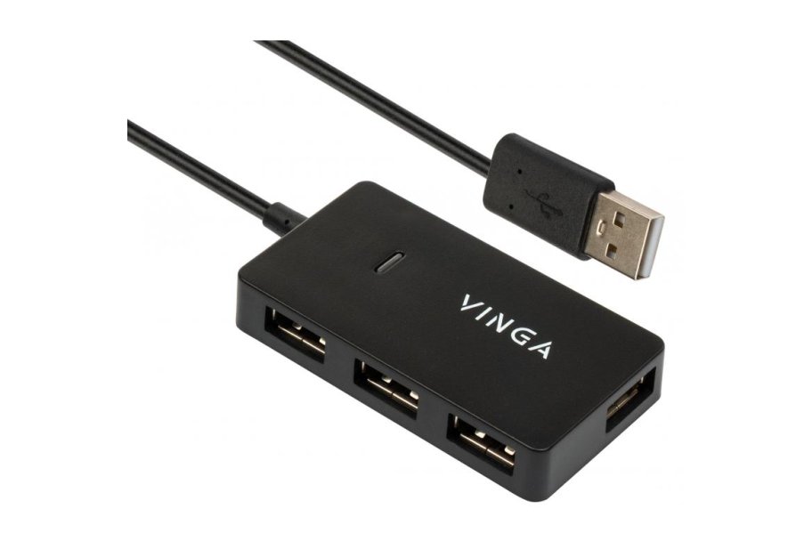 Hub Vinga USB2.0 to 4*USB2.0 HUB (VHA2A4N)
