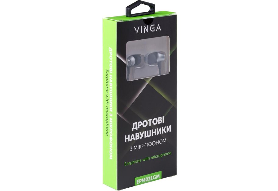 Навушники Vinga EPM031 GunMetal (EPM031GM)