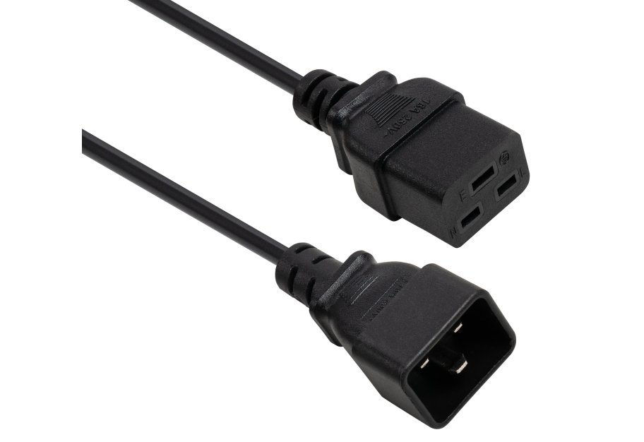 Кабель живлення C19 to C20 1.8m 1.5mm2 copper Vinga (VYPCC19201815CU)