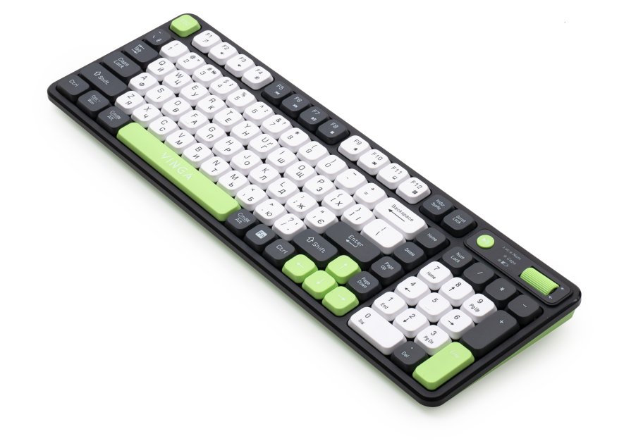 Клавіатура Vinga KBW-470 Wireless Gray (KBW-470 Gray)