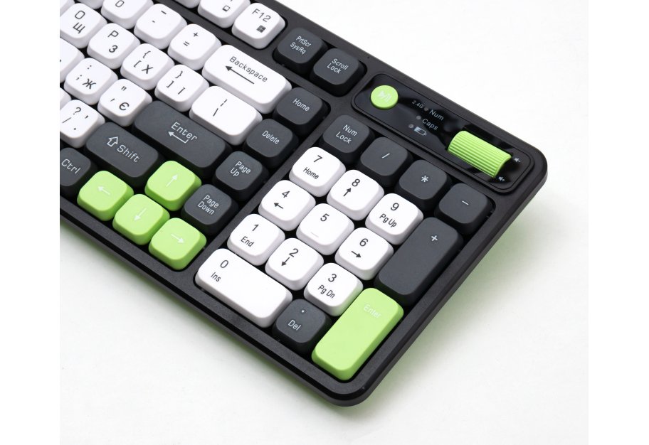 Клавіатура Vinga KBW-470 Wireless Gray (KBW-470 Gray)