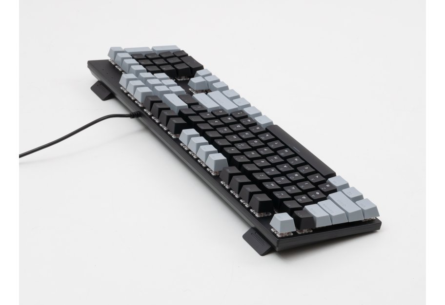 Клавіатура Vinga KBGM-090 LED Red Switch USB Grey/Black (KBGM-090R Grey/Black)