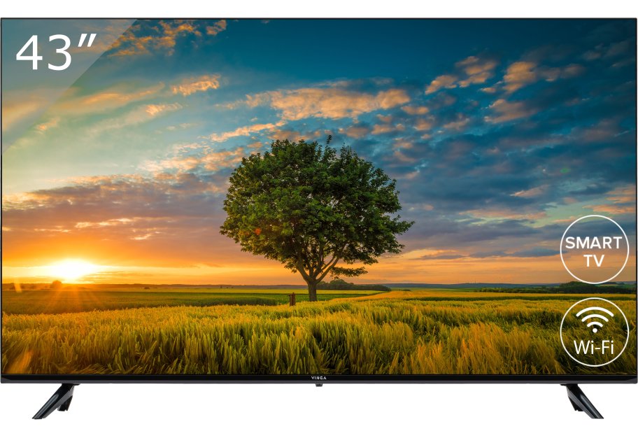 Телевізор Vinga S43FHD25B