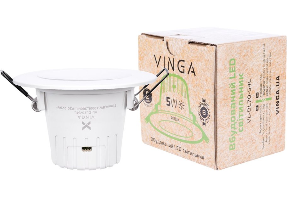Світильник точковий Vinga VL-DL70-54L