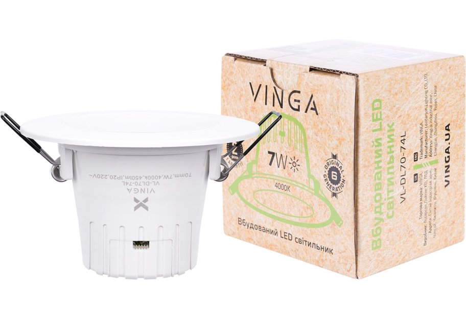 Світильник точковий Vinga VL-DL70-74L