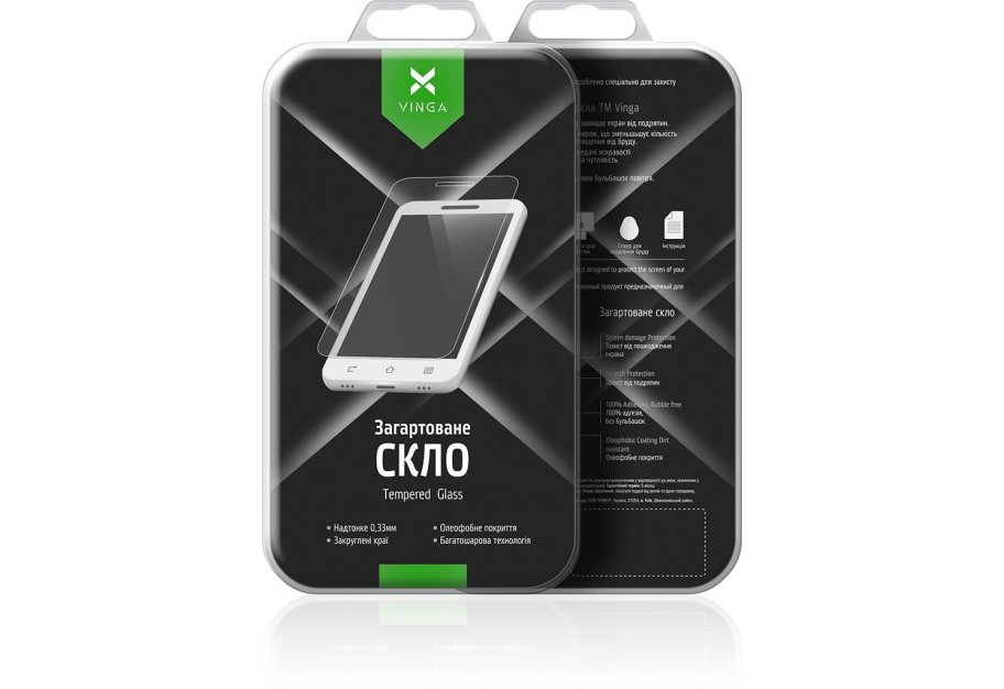 Скло захисне Vinga для Nokia 7.1 (Black) (VTPGS-N7A1)