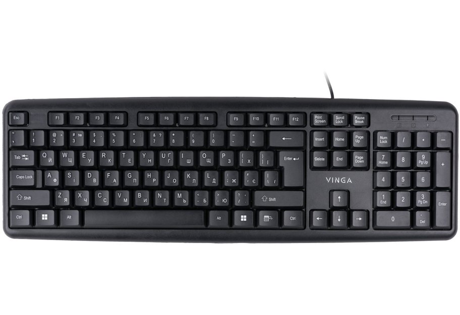 Клавіатура Vinga KB110BK