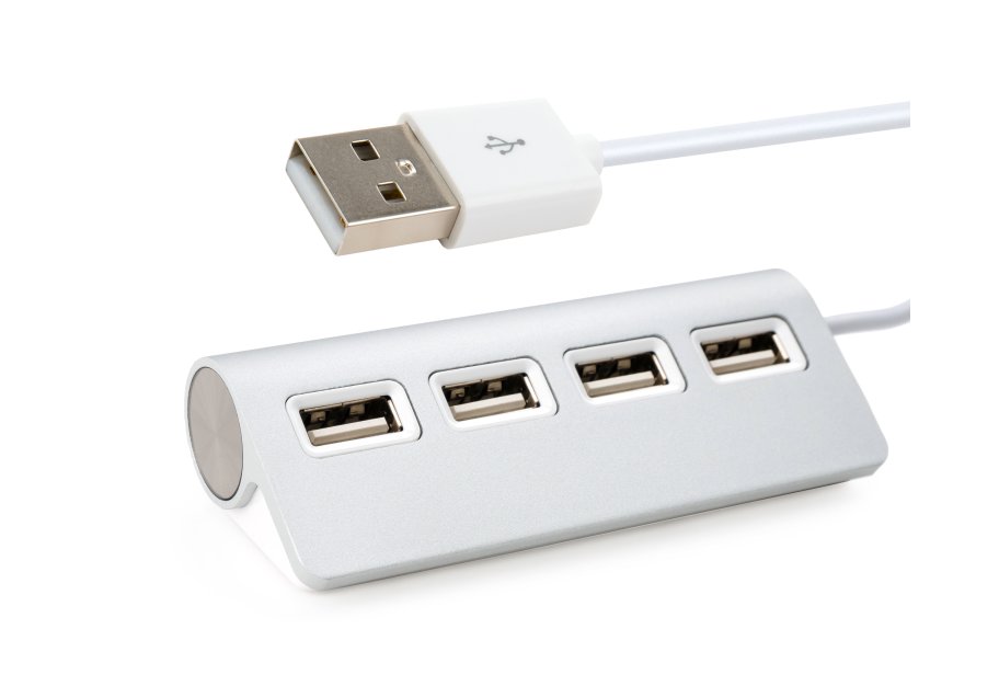 Концентратор Vinga USB 2.0 to 4*USB2.0 metal (VCPH2USB4)