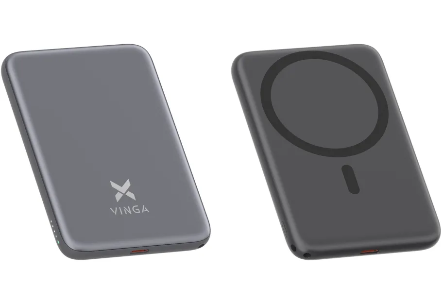 Батарея універсальна Vinga 5000 mAh 20W/15W Wireless (VPBB520WL)