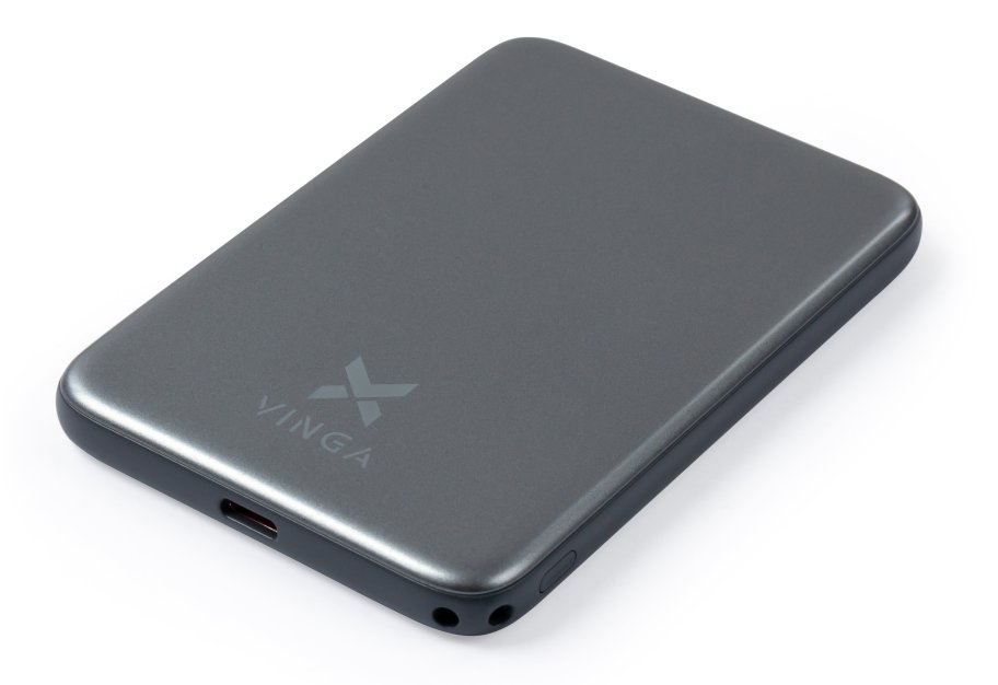 Батарея універсальна Vinga 5000 mAh 20W/15W Wireless (VPBB520WL)