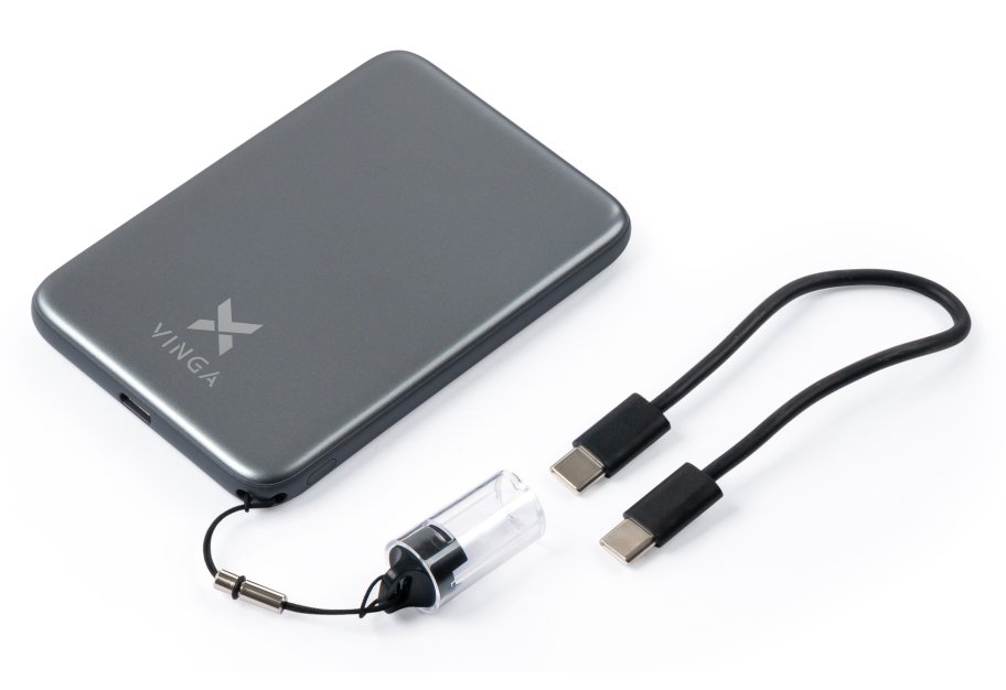 Батарея універсальна Vinga 5000 mAh 20W/15W Wireless (VPBB520WL)