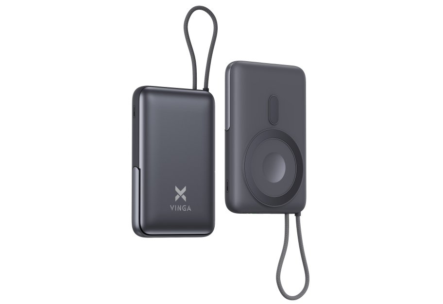 Батарея універсальна Vinga 10000 mAh 22.5W/15W/2.5W Wireless (VPBB1022WL)