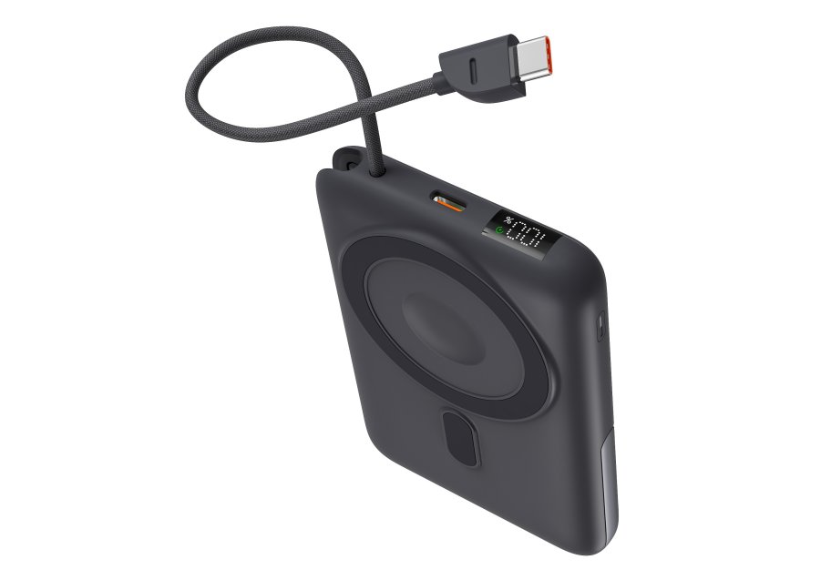 Батарея універсальна Vinga 10000 mAh 22.5W/15W/2.5W Wireless (VPBB1022WL)