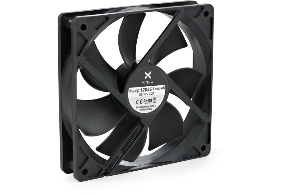 Кулер до корпусу Vinga 12025 3-pin