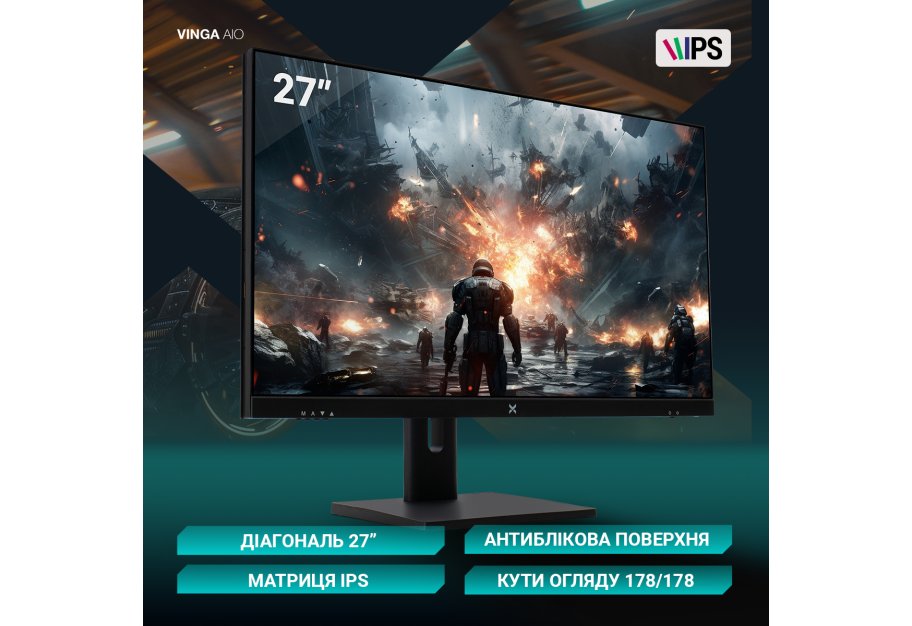 Комп'ютер Vinga AIO Wolverine C0390 (I3M32G3050WP.C0390)