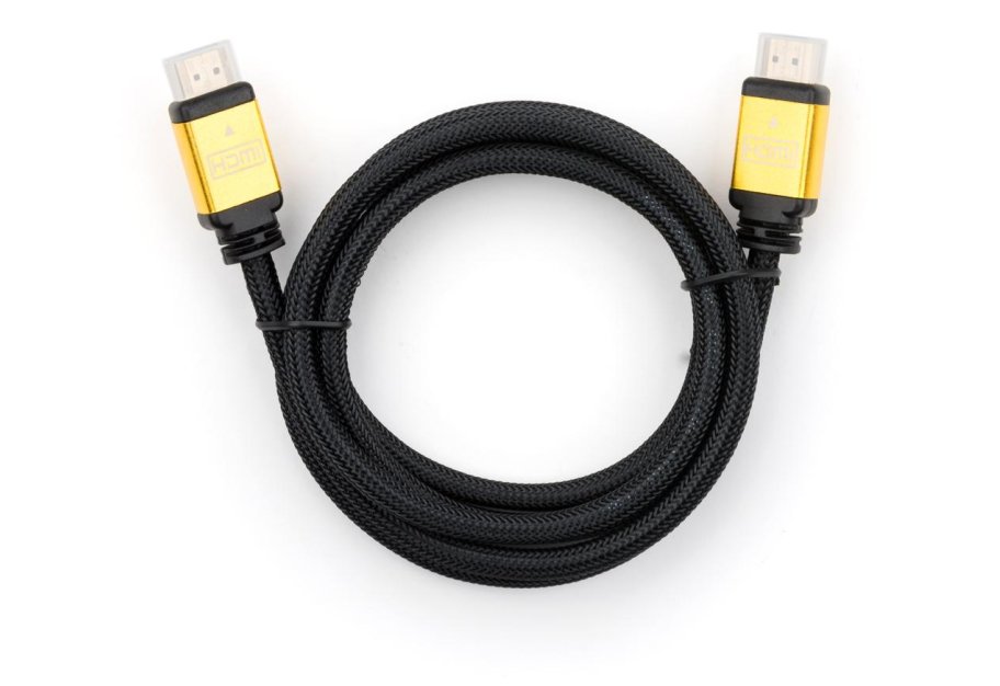 Кабель мультимедійний HDMI M to HDMI M 1.5m V2.0 Vinga (VCPDCHDMI2VMM1.5BK)