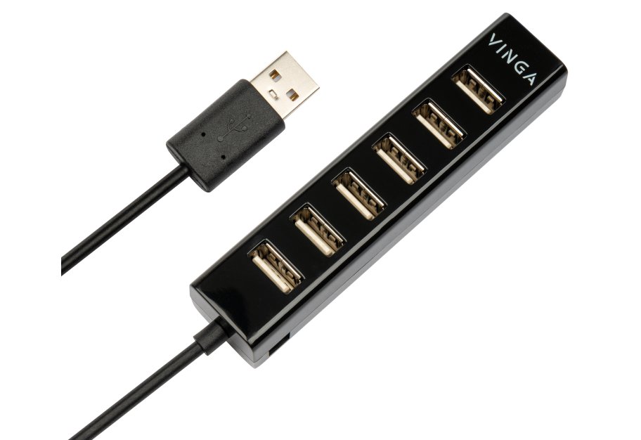 Концентратор Vinga USB2.0 to 7*USB2.0 HUB (VHA2A7)