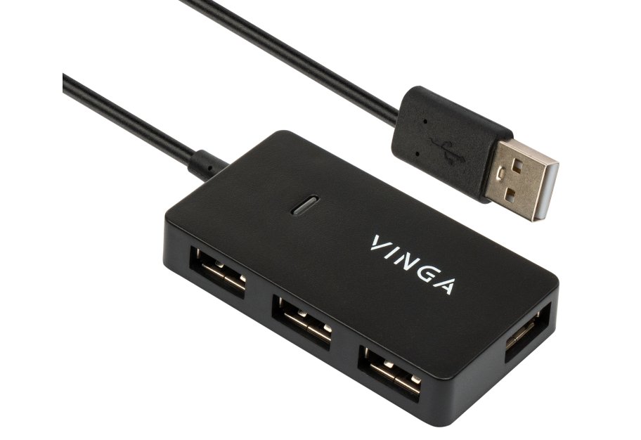 Концентратор Vinga USB2.0 to 4*USB2.0 HUB (VHA2A4)
