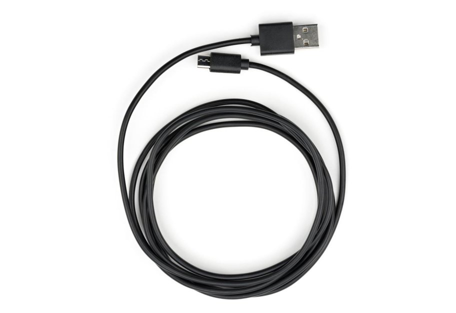 Дата кабель USB 2.0 AM to Micro 5P PVC 1.8m black Vinga (VCPDCM1.8BK)