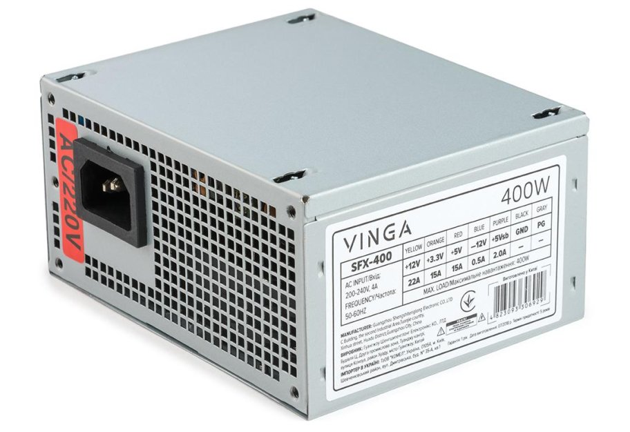 Блок живлення Vinga 400W ОЕМ (SFX-400)