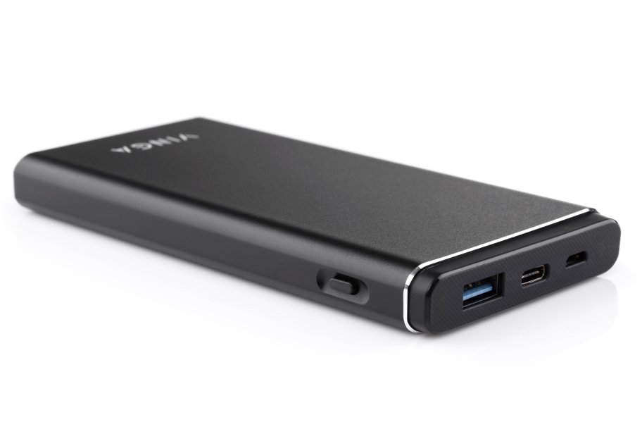 Батарея універсальна Vinga 10000 mAh QC3.0 PD aluminium black (BTPB1010QCALBK)