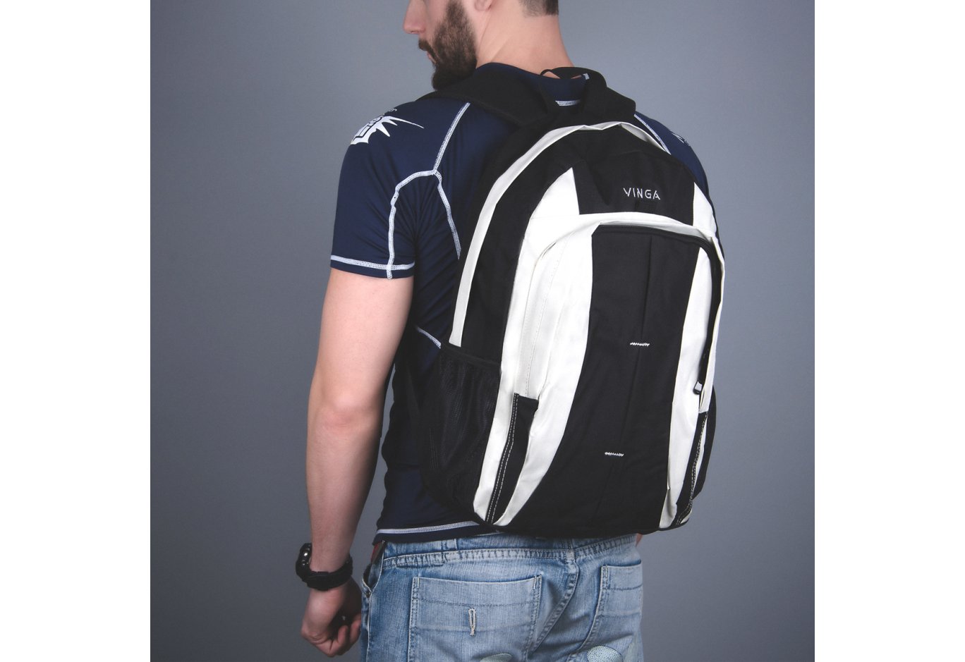 Laptop backpack Vinga 15.6" NBP400BK black (NBP400BK)